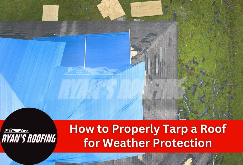 How to Properly Tarp a Roof for Weather Protection