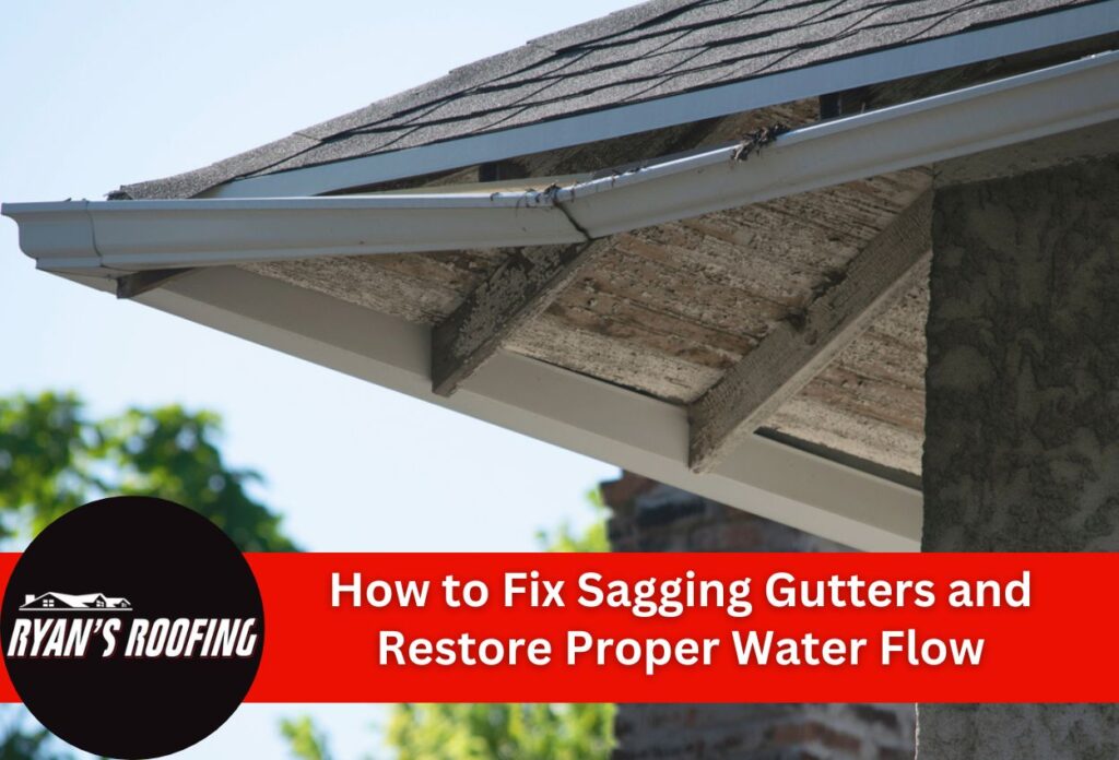 How to Fix Sagging Gutters and Restore Proper Water Flow