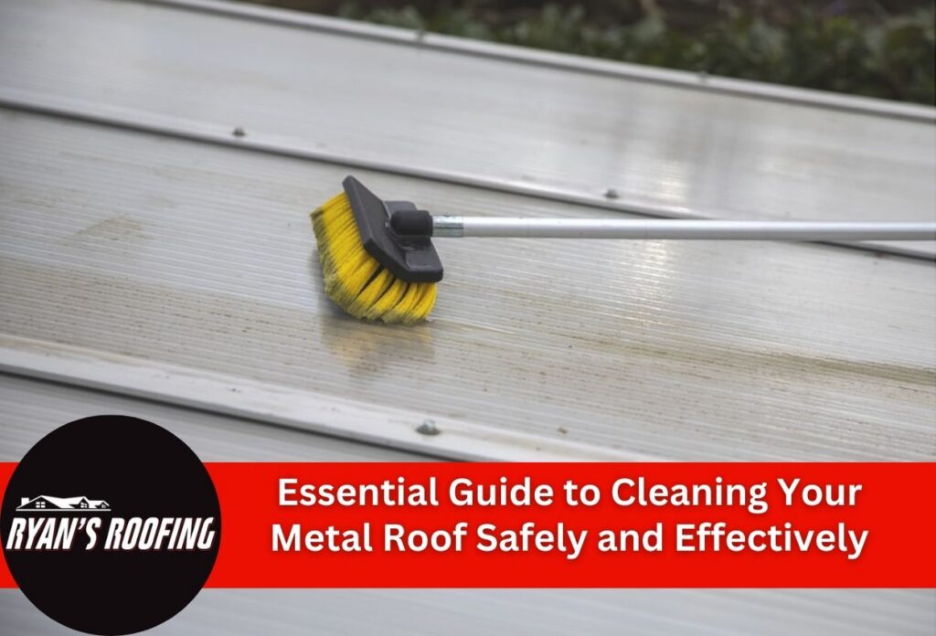cleaning metal roof