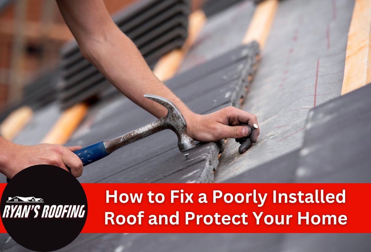 How to Fix a Poorly Installed Roof and Protect Your Home